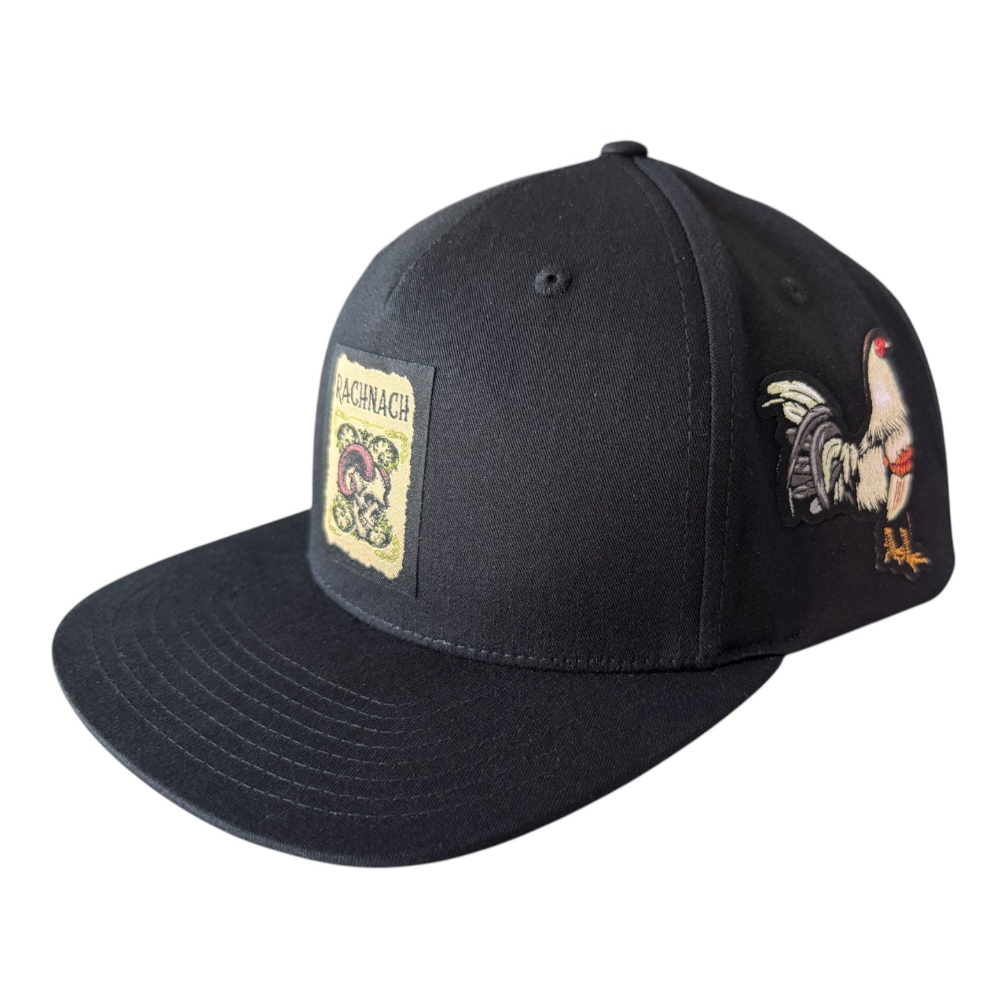 Men’s hats Richardson 255 flat bill front pinch rachnach logo,golden yellow rooster