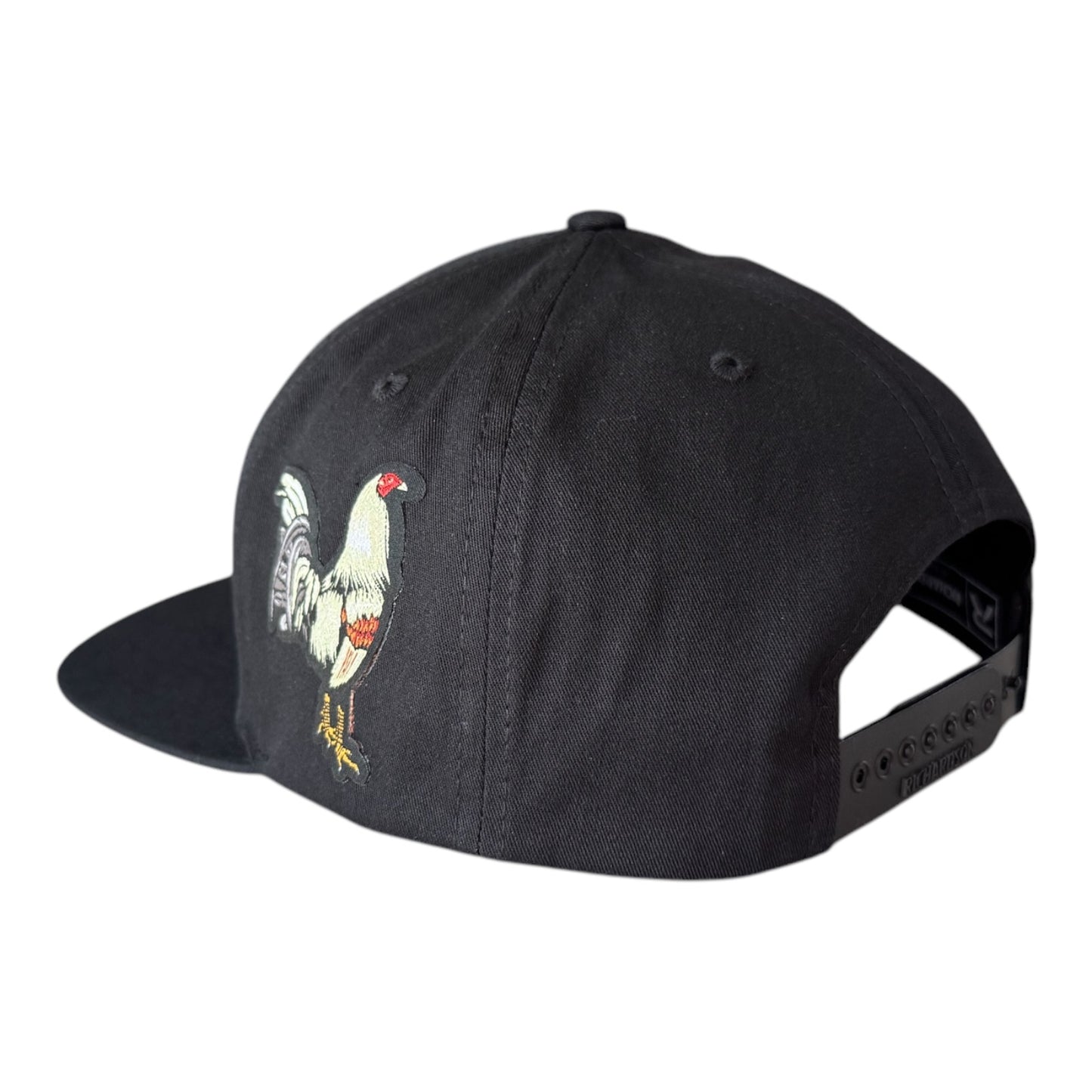 Men’s hats Richardson 255 flat bill front pinch rachnach logo,golden yellow rooster