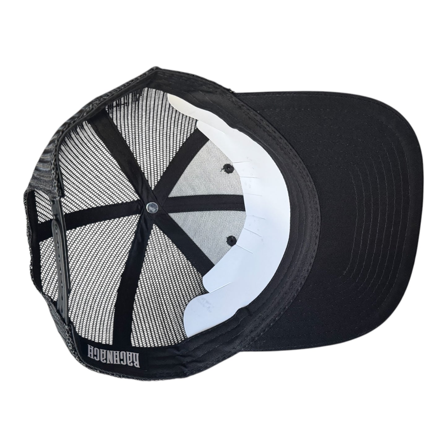 Men’s/women’s snap back adjustable trucker hats woven bull terrier patch