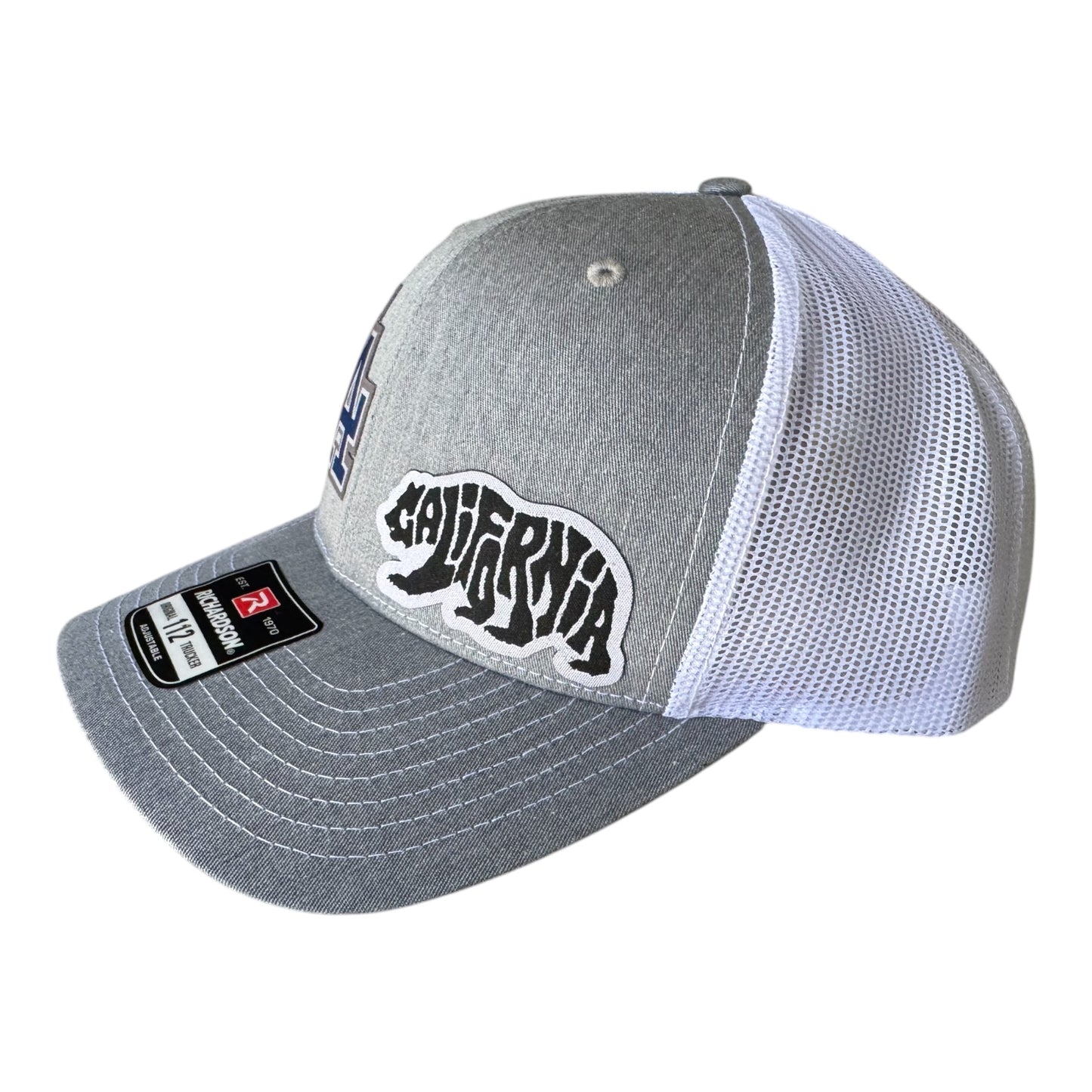 Los Angeles California, men’s trucker hat adjustable snap back